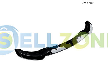 Μαύρη αεροτομή μπροστινού προφυλακτήρα Mercedes GLE AMG W166 C292 2015-2018 - DMb789